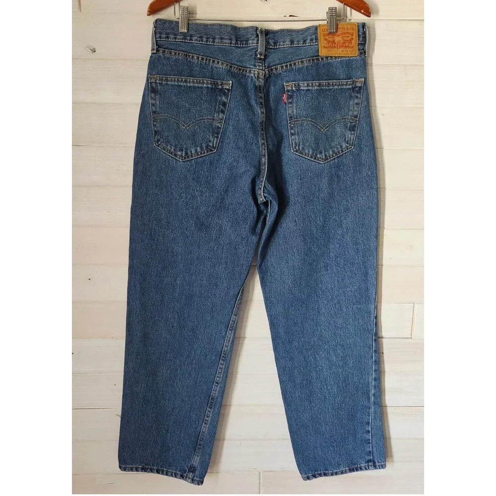 Levis‎ 550 Relaxed Fit Tapered Leg Jeans Mens 34x30 Medium Wash Denim Classic